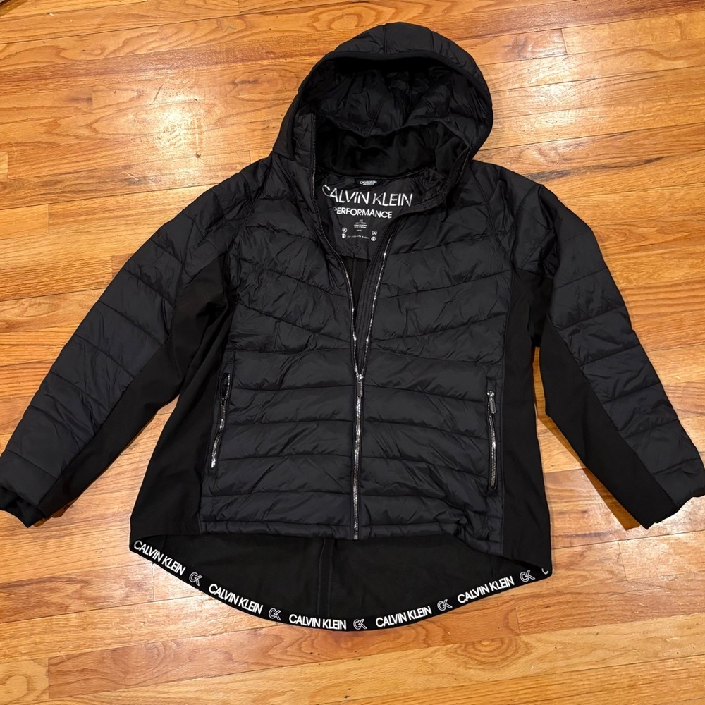Women's Calvin Klein Black Performance Jacket 2x